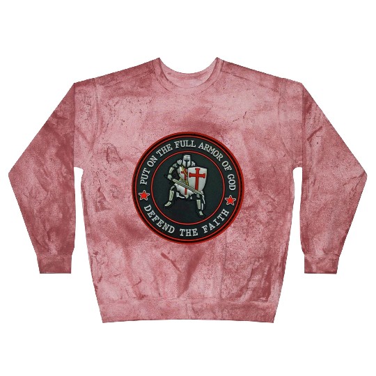 Armor Of God Defender Of Faith Blast Sweatshirts