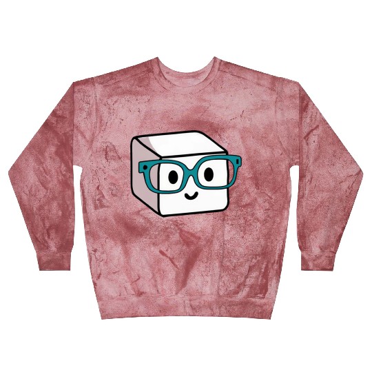Sugar Sugar Cube Nerd Glasses Blast Sweatshirts