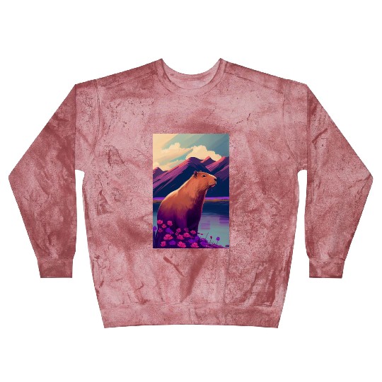 Capybara Nature Capibara Blast Sweatshirts