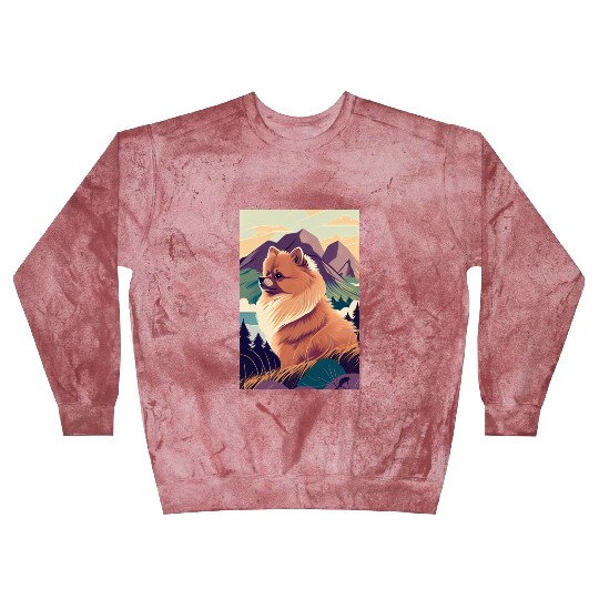 Pomeranian Nature Blast Sweatshirts