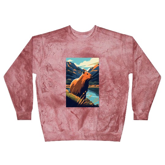 Capybara Nature Capibara Blast Sweatshirts