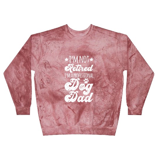 I m Not Retired I m A Professional Dog Dad Blast Sweatshirts