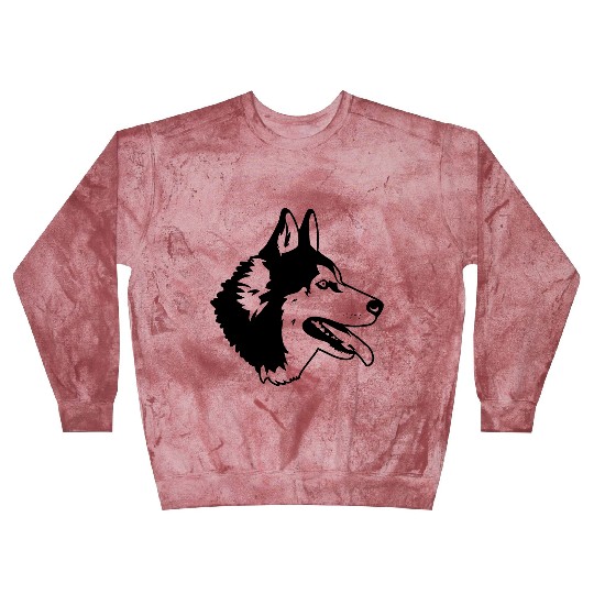 husky dog Blast Sweatshirts