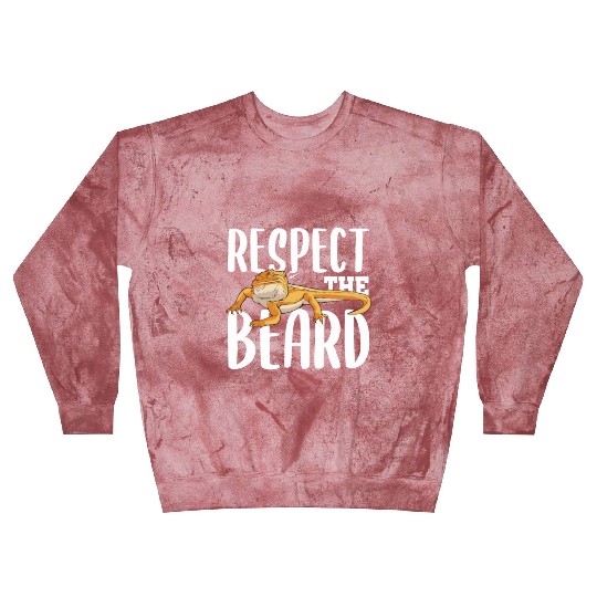 RESPECT THE BEARD Gifts Reptile Lover Keeper Blast Sweatshirts