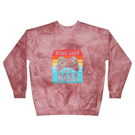 Senior 2023 Game Over Class of 2023 Seniors Blast Sweatshirts
