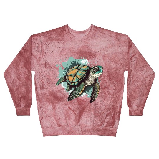 The sea turtle Blast Sweatshirts