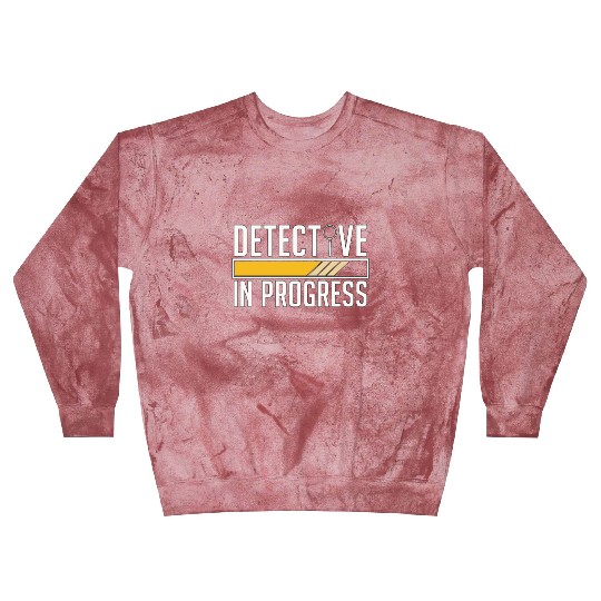 Detective In Progress Law Enforcement Fingerprint Blast Sweatshirts