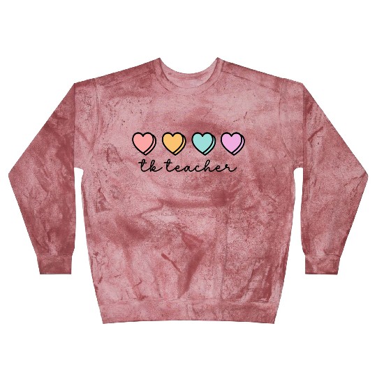 Transitional Kindergarten Teacher Cute Hearts Tk T Blast Sweatshirts
