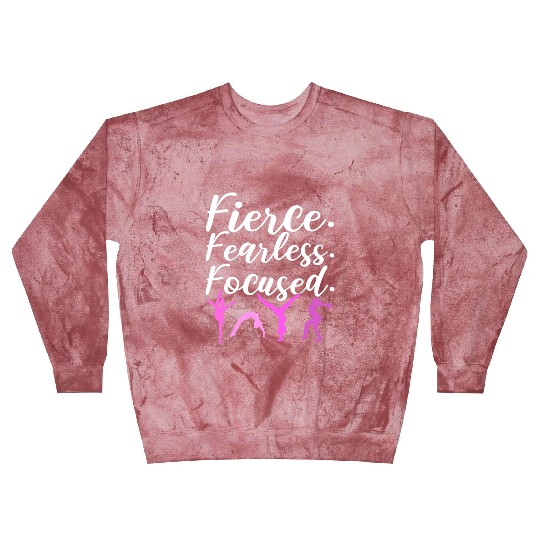 Fearless Gymnast Gymnastic Teacher Blast Sweatshirts