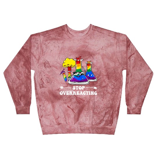 Gay Pride Rainbow Flag Science Teacher Blast Sweatshirts
