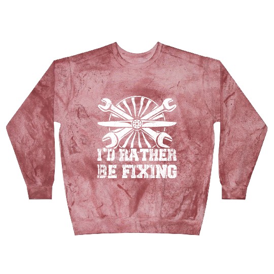 Mechanic Design For An Aviation Tech Blast Sweatshirts