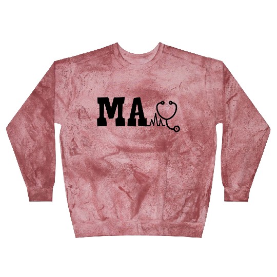 Ma Medical Assistant And Stethoscope Medical Assis Blast Sweatshirts
