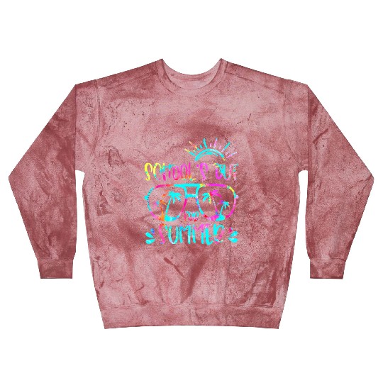 Last Day Of School Schools Out For Summer Teacher Blast Sweatshirts