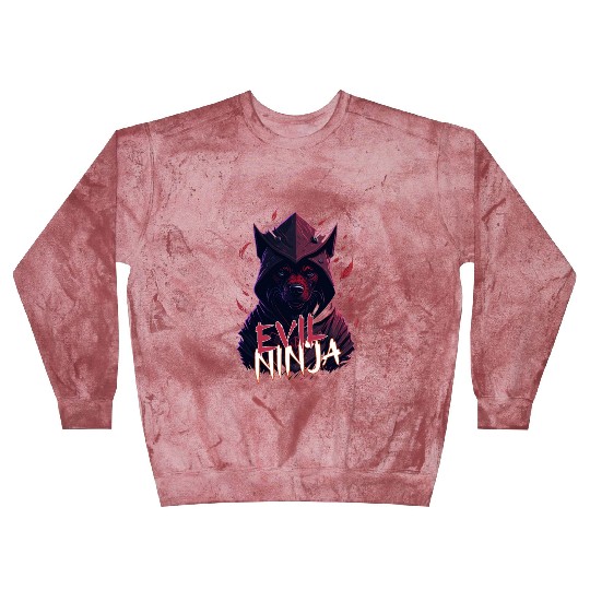 Powerful Boston Terrier Dog Ninja Blast Sweatshirts