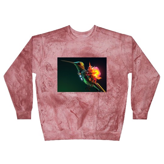 Techno Hummingbird Blast Sweatshirts