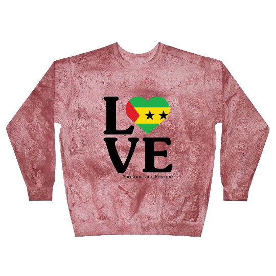 Love Sao Tome and Principe Blast Sweatshirts
