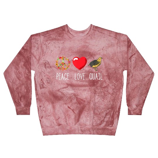 Quail Love Peace Quail Birds Lover Japanese Quail Blast Sweatshirts