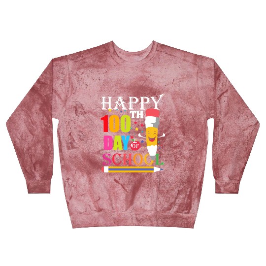 100Th Day Of School Teacher 100 Days Of School Sme Blast Sweatshirts