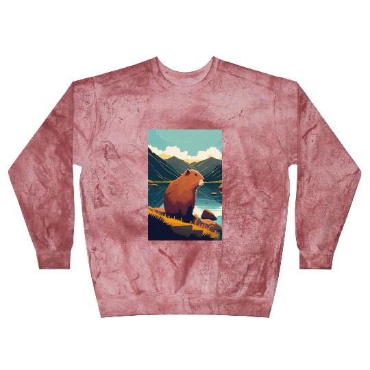 Capybara Nature Capibara Blast Sweatshirts