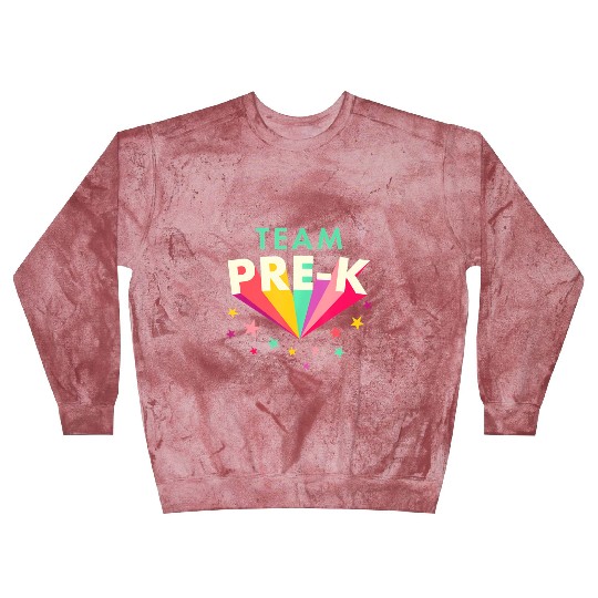 Team Pre K Teacher Back To School Blast Sweatshirts