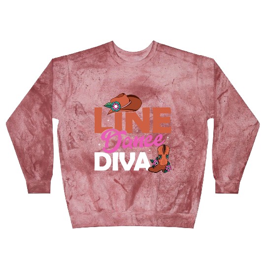 Line Dance Diva Country Music Western Blast Sweatshirts