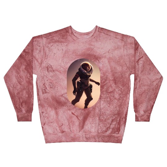 Astronaut Monkey Discovering Planet Mars 1 1 Blast Sweatshirts