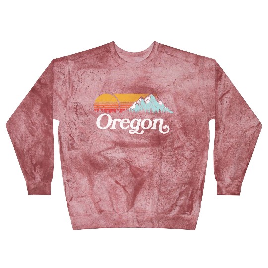 Oregon Mountains Sun Blast Sweatshirts