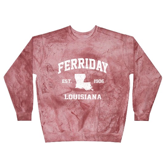 Ferriday Louisiana La State Athletic Style Blast Sweatshirts