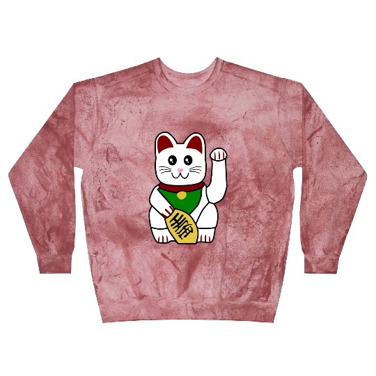 Cute Japanese Lucky Cat 1 Blast Sweatshirts