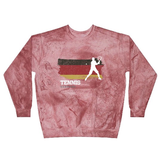 Tennis Germany Flag Team Tennis Player Tennis Blast Sweatshirts