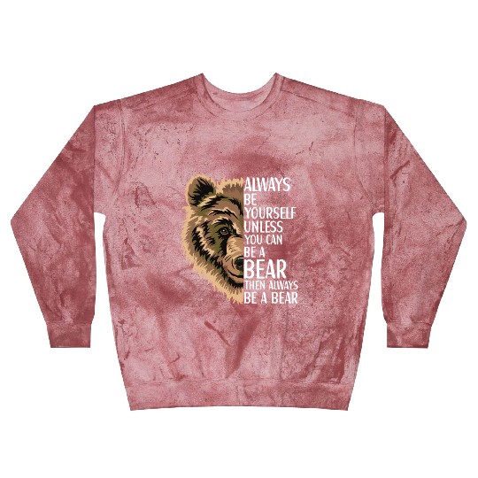 Bear Grizzly Wildlife Animal For Blast Sweatshirts