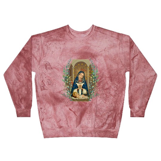 85417 Our Lady Of Altagracia Virgen De Dominicana Blast Sweatshirts