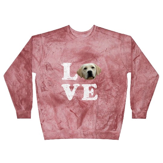I Love My Yellow Lab Labrador Retriever Dog Blast Sweatshirts