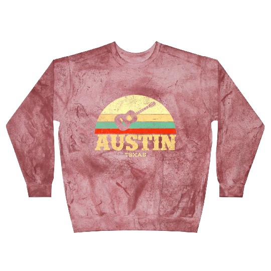 Austin Texas Guitar Lone Star State Blast Sweatshirts