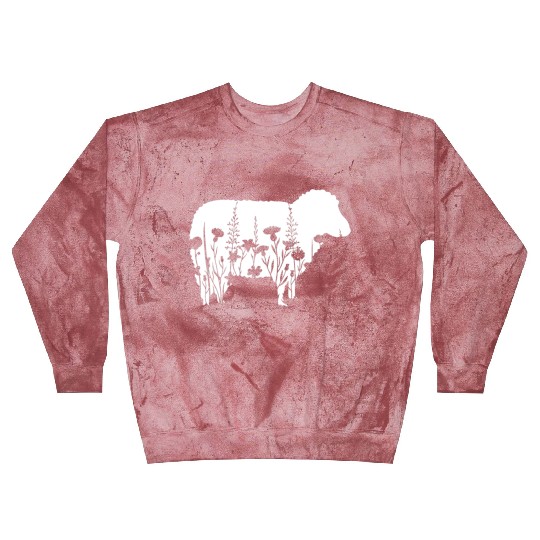 Sheep Whisperer Flower Funny Farming Farm Animal Blast Sweatshirts
