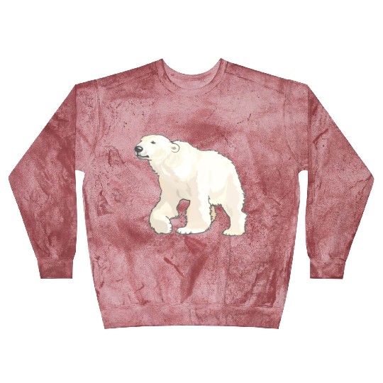 Polar Bear Arctic Animal Realistic Blast Sweatshirts