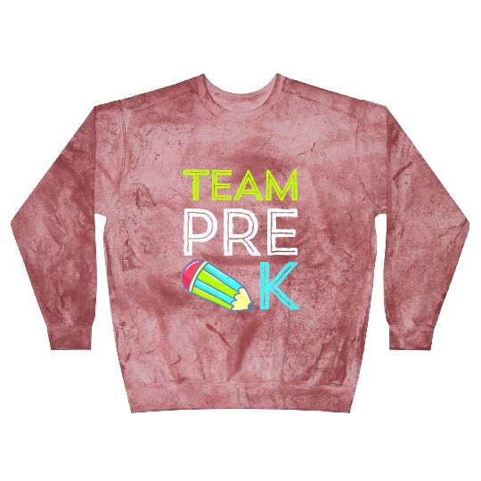 Team Pre-K Teacher First Day Preschool Back to Sch Blast Sweatshirts