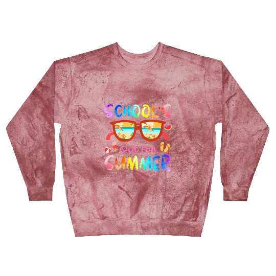Schools Out For Summer Last Day Of School Teacher Blast Sweatshirts