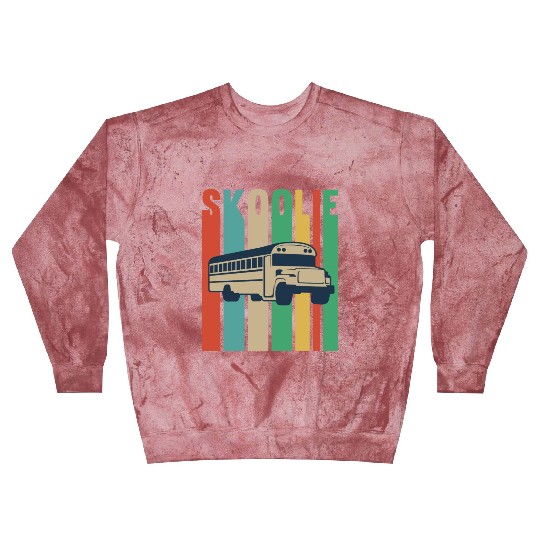 Skoolie Design For A School Bus Lover Blast Sweatshirts