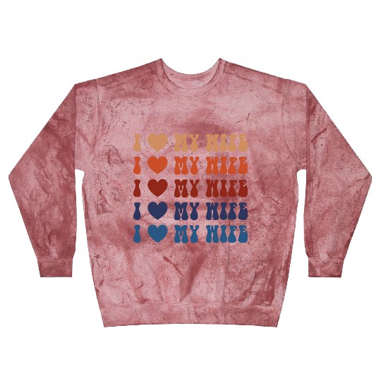 I Heart My Wife Lesbian Blast Sweatshirts