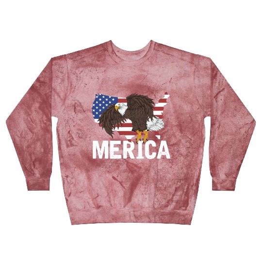 Us Flag Merica Pride Patriot Proud American Bald Blast Sweatshirts
