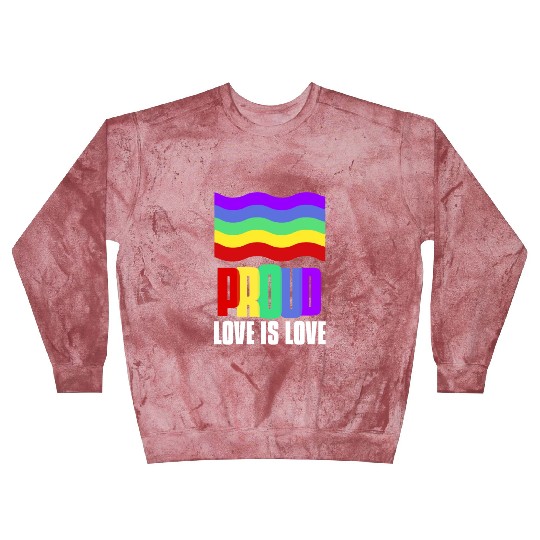 Proud LGBT Blast Sweatshirts Love is Love Blast Sweatshirts Gay Pride