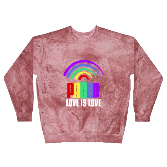 Love is Love Blast Sweatshirts Gay Pride Day Rainbow Proud