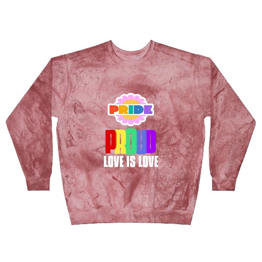 Proud LGBT Blast Sweatshirts Love is Love Blast Sweatshirts Rainbow Gay