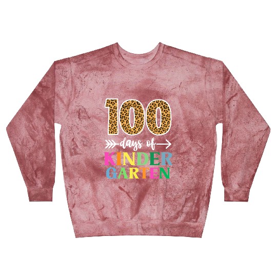 100 Days Of Kindergarten School Teacher Smarter Blast Sweatshirts