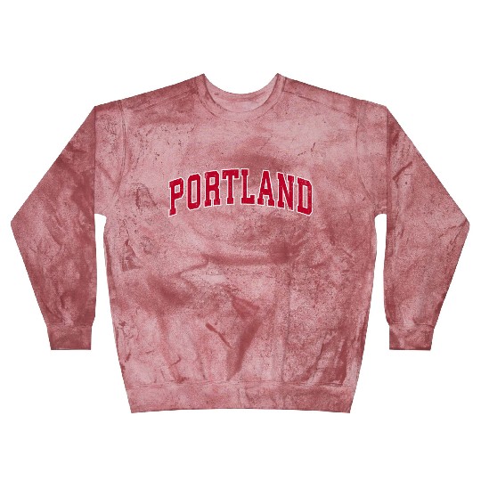 Portland Oregon Or Sports Red Blast Sweatshirts