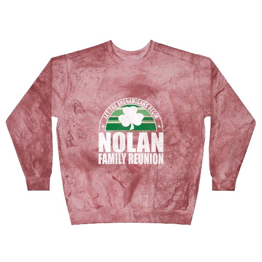 Nolan Family Reunion Irish Blast Sweatshirts