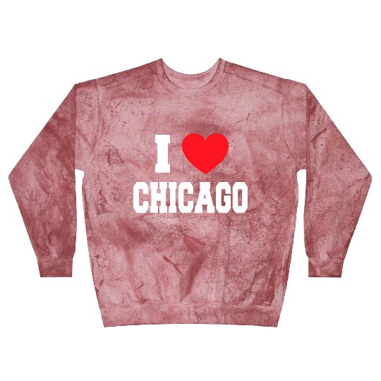 I Love Chicago Blast Sweatshirts