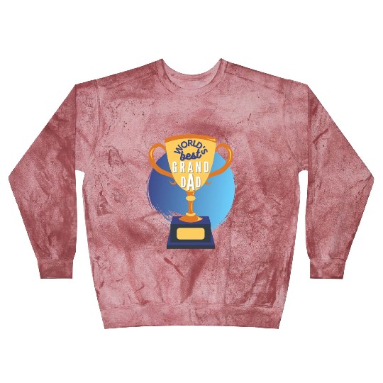 World s Best Grandad Trophy Blast Sweatshirts