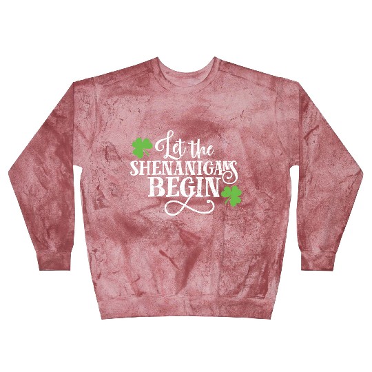 Shenanigans Saint Patric Day Fun Let Blast Sweatshirts